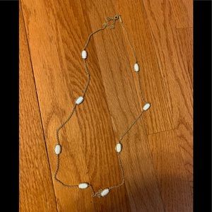 Kendra Scott White Kelly Necklace